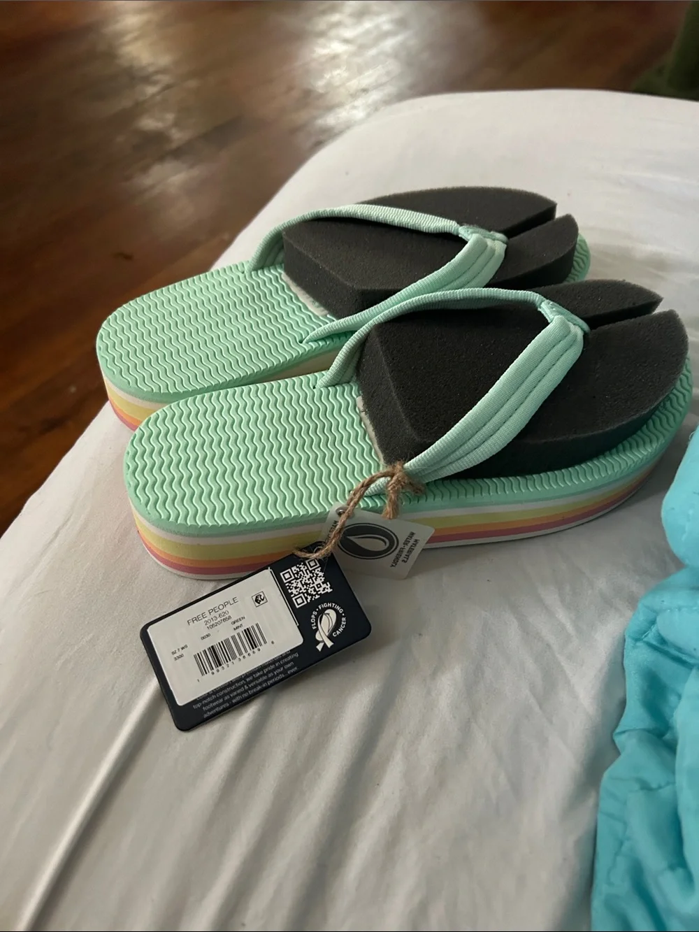 Hari Mari Mint Green Foam Flip Flop Sandals